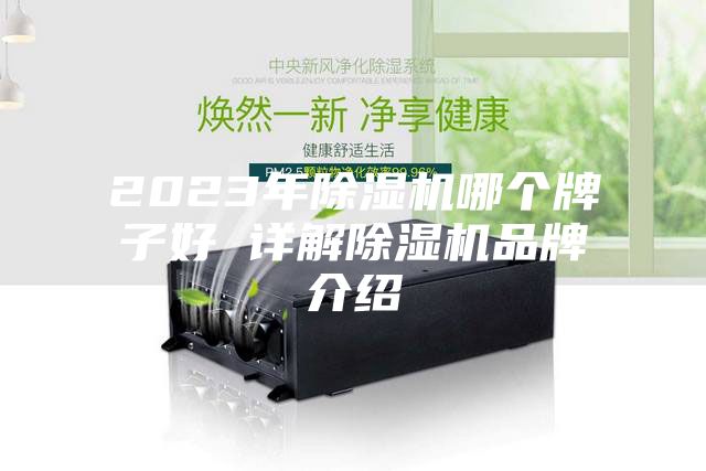 2023年除湿机哪个牌子好 详解除湿机品牌介绍