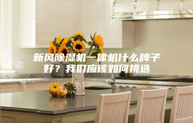 新风除湿机一体机什么牌子好？我们应该如何挑选