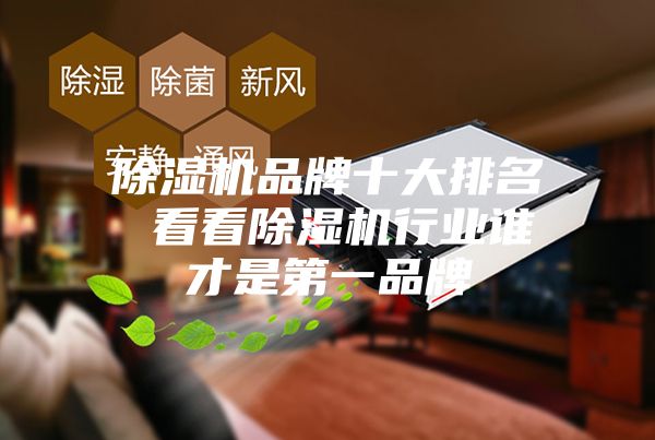 除湿机品牌十大排名 看看除湿机行业谁才是第一品牌