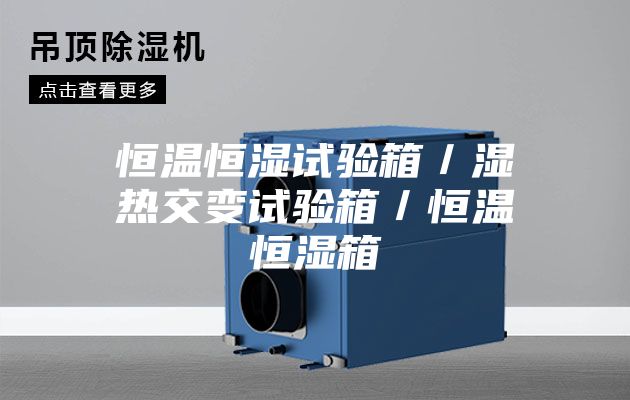 恒温恒湿试验箱／湿热交变试验箱／恒温恒湿箱