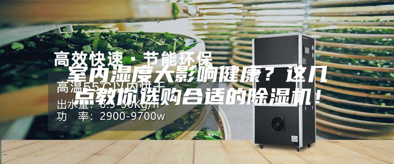 室内湿度大影响健康？这几点教你选购合适的除湿机！