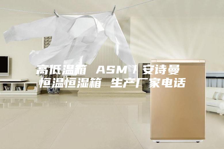 高低温箱 ASM／安诗曼 恒温恒湿箱 生产厂家电话