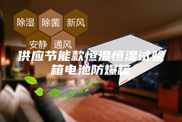 供应节能款恒温恒湿试验箱电池防爆箱