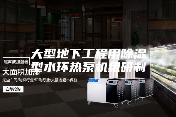 大型地下工程用除湿型水环热泵机组研制