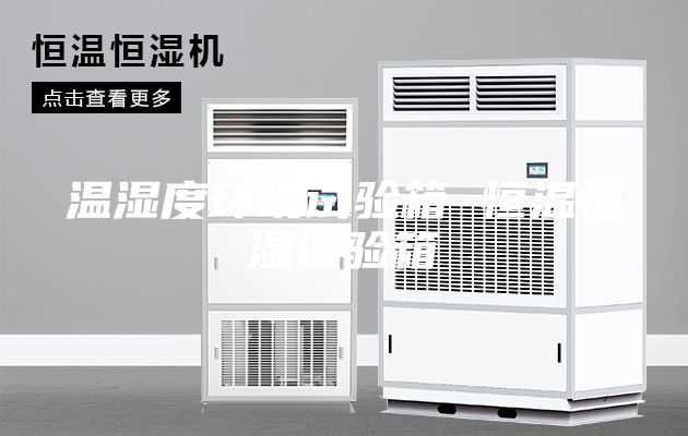 温湿度环境试验箱 恒温恒湿试验箱