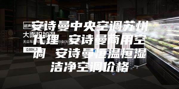 安诗曼中央空调苏州代理 安诗曼商用空调 安诗曼恒温恒湿洁净空调价格