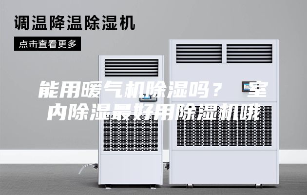 能用暖气机除湿吗？ 室内除湿最好用除湿机哦