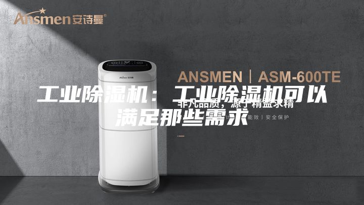 工业除湿机：工业除湿机可以满足那些需求