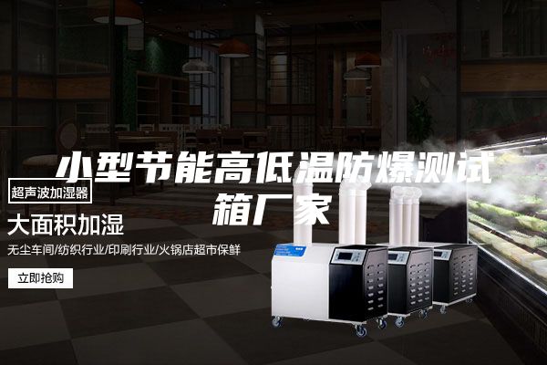 小型节能高低温防爆测试箱厂家