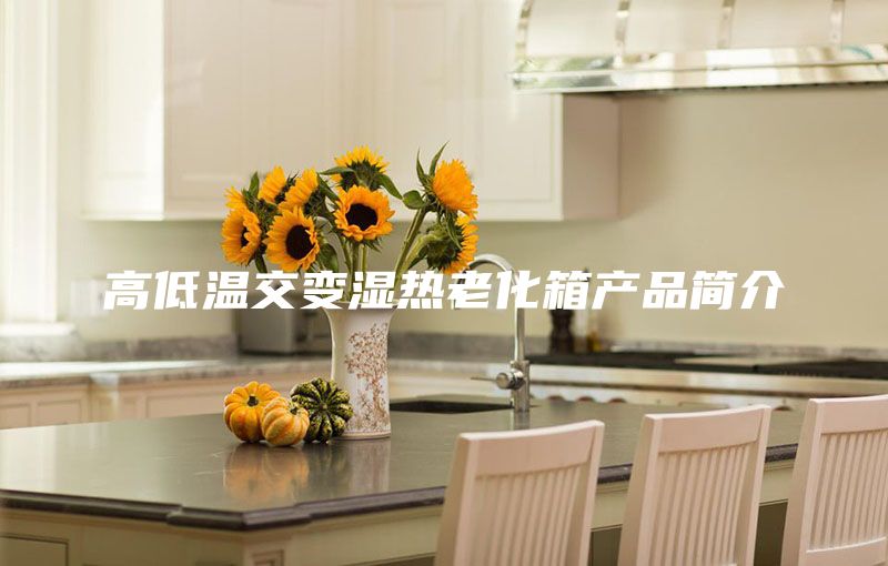 高低温交变湿热老化箱产品简介