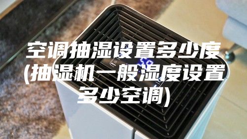 空调抽湿设置多少度(抽湿机一般湿度设置多少空调)