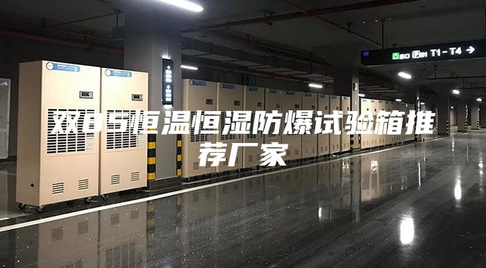双85恒温恒湿防爆试验箱推荐厂家