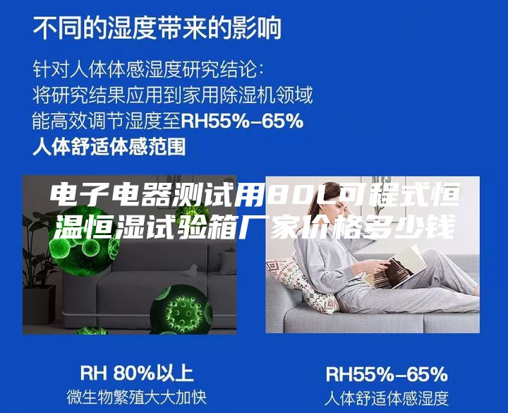 电子电器测试用80L可程式恒温恒湿试验箱厂家价格多少钱