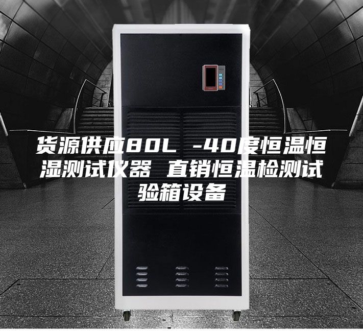 货源供应80L -40度恒温恒湿测试仪器 直销恒温检测试验箱设备
