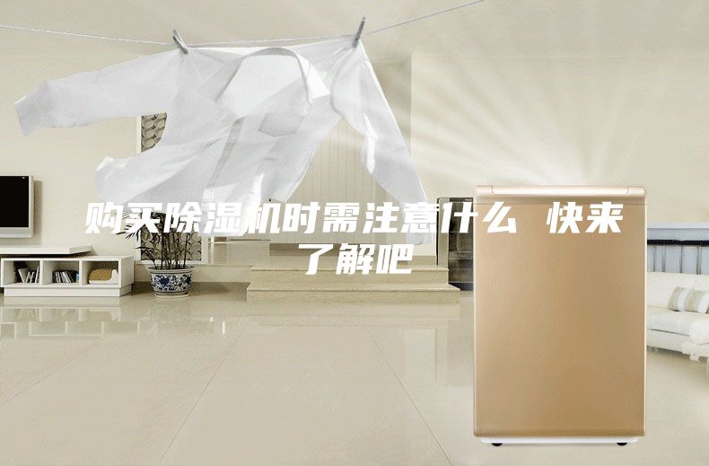 购买除湿机时需注意什么 快来了解吧