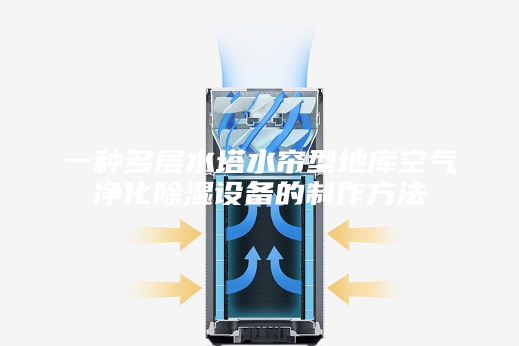 一种多层水塔水帘型地库空气净化除湿设备的制作方法