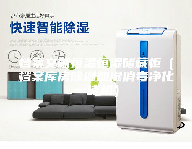 档案文献恒温恒湿储藏柜（档案库房除湿加湿消毒净化一体机）