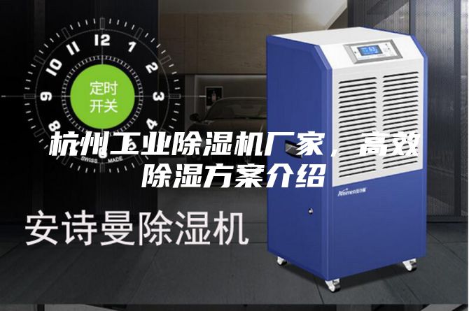 杭州工业除湿机厂家，高效除湿方案介绍
