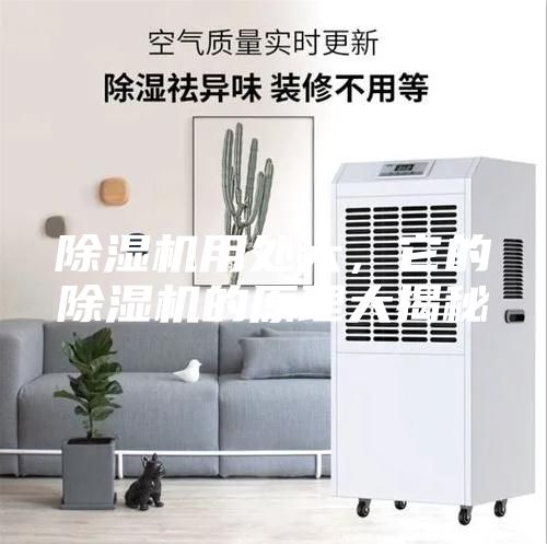 除湿机用处大，它的除湿机的原理大揭秘