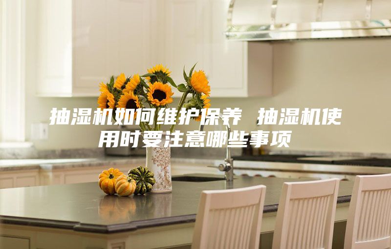 抽湿机如何维护保养 抽湿机使用时要注意哪些事项