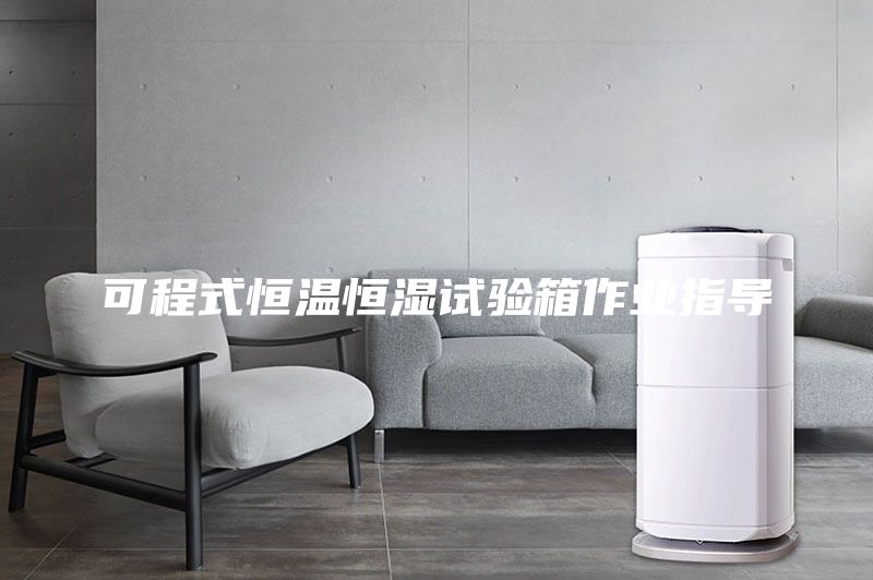 可程式恒温恒湿试验箱作业指导