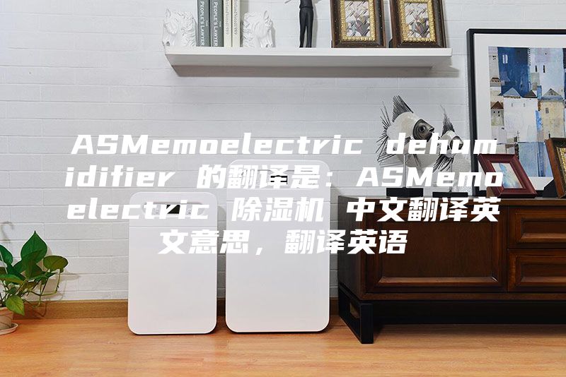 ASMemoelectric dehumidifier 的翻译是：ASMemoelectric 除湿机 中文翻译英文意思，翻译英语