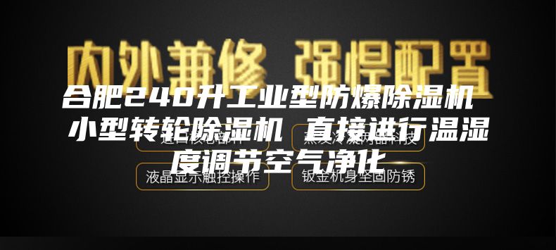 合肥240升工业型防爆除湿机 小型转轮除湿机 直接进行温湿度调节空气净化