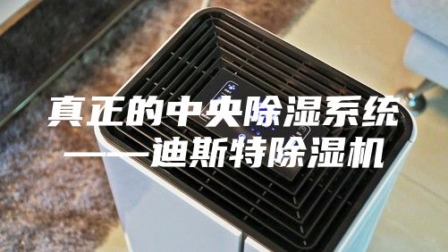真正的中央除湿系统——迪斯特除湿机