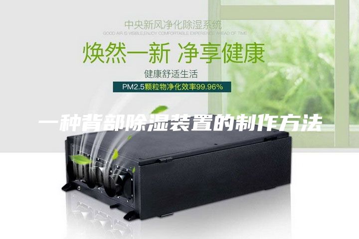 一种背部除湿装置的制作方法