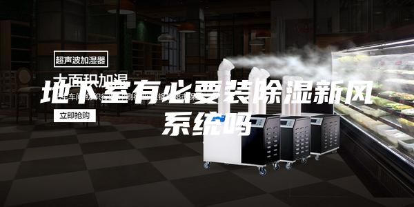 地下室有必要装除湿新风系统吗