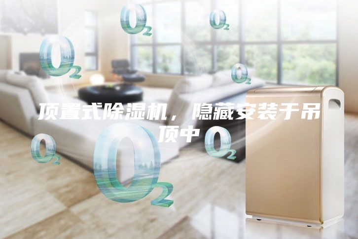 顶置式除湿机，隐藏安装于吊顶中