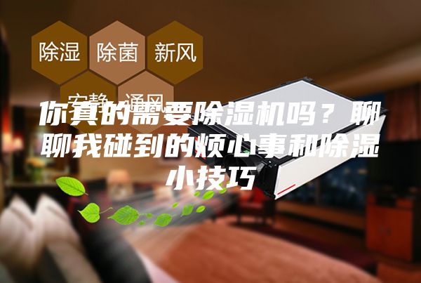 你真的需要除湿机吗？聊聊我碰到的烦心事和除湿小技巧