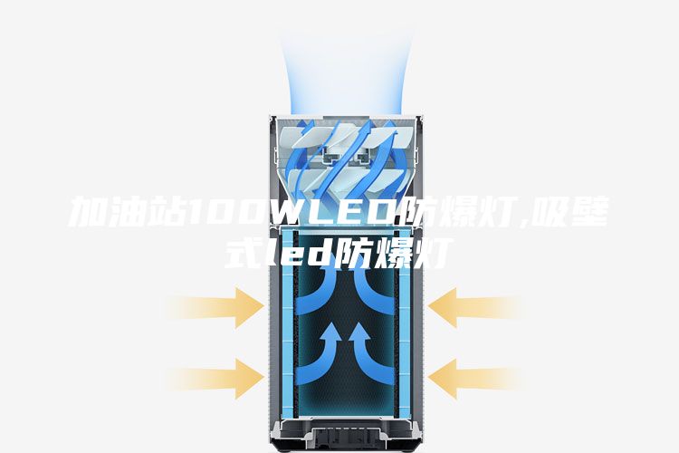 加油站100WLED防爆灯,吸壁式led防爆灯