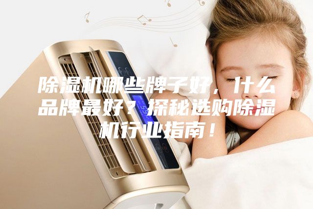 除湿机哪些牌子好，什么品牌最好？探秘选购除湿机行业指南！