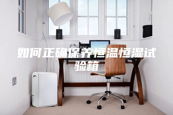 如何正确保养恒温恒湿试验箱