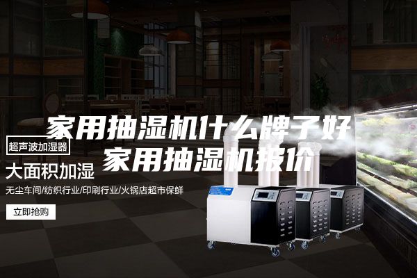 家用抽湿机什么牌子好 家用抽湿机报价