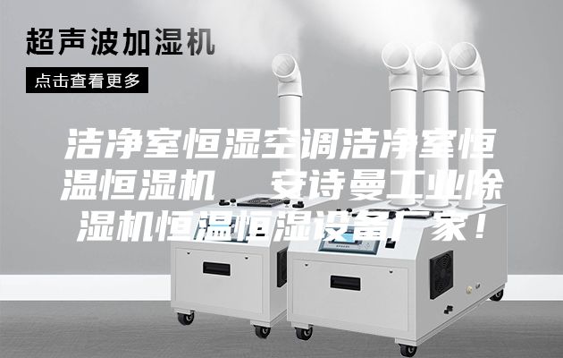 洁净室恒湿空调洁净室恒温恒湿机  安诗曼工业除湿机恒温恒湿设备厂家！