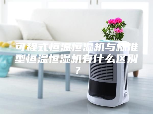 可程式恒温恒湿机与标准型恒温恒湿机有什么区别？