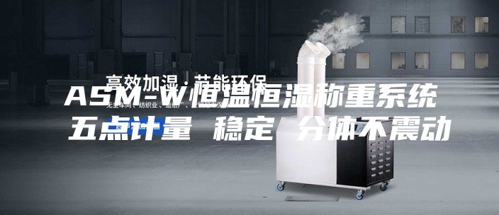 ASM-W恒温恒湿称重系统 五点计量 稳定 分体不震动