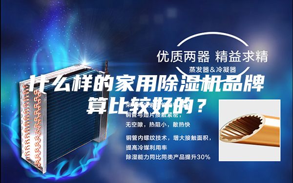 什么样的家用除湿机品牌算比较好的？