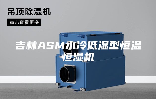吉林ASM水冷低湿型恒温恒湿机