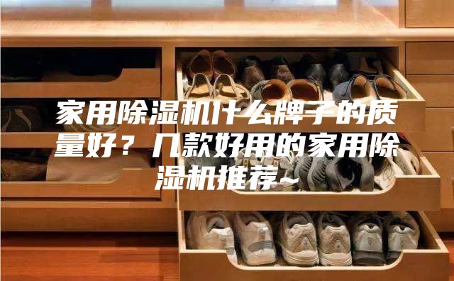 家用除湿机什么牌子的质量好？几款好用的家用除湿机推荐~