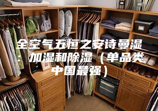 全空气五恒之安诗曼湿：加湿和除湿（单品类中国最强）