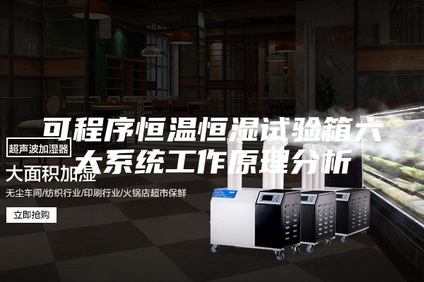 可程序恒温恒湿试验箱六大系统工作原理分析