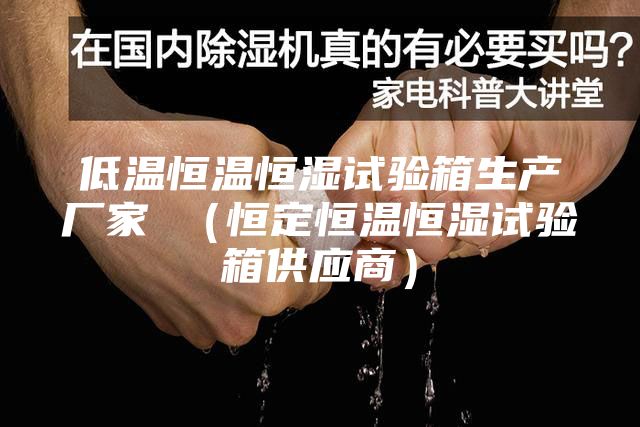 低温恒温恒湿试验箱生产厂家 （恒定恒温恒湿试验箱供应商）