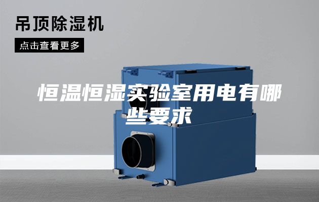 恒温恒湿实验室用电有哪些要求