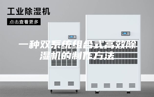一种双系统组合式高效除湿机的制作方法