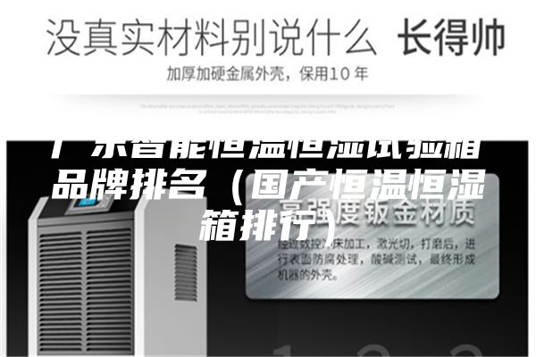 广东智能恒温恒湿试验箱品牌排名（国产恒温恒湿箱排行）