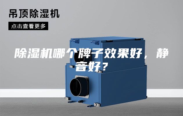 除湿机哪个牌子效果好，静音好？