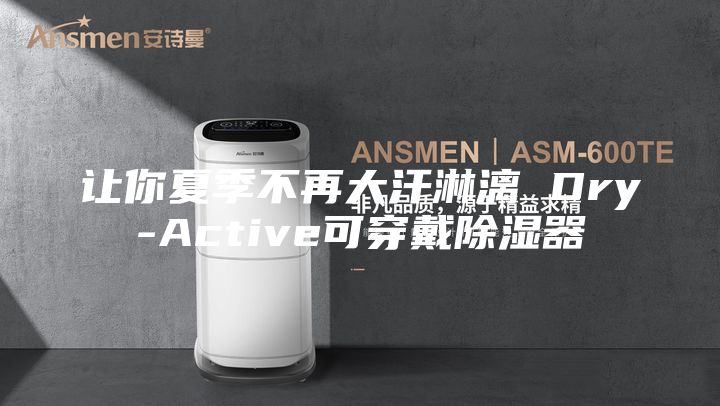 让你夏季不再大汗淋漓 Dry-Active可穿戴除湿器